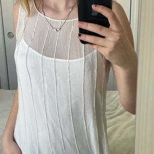 Calvin Klein White Dress Size Small